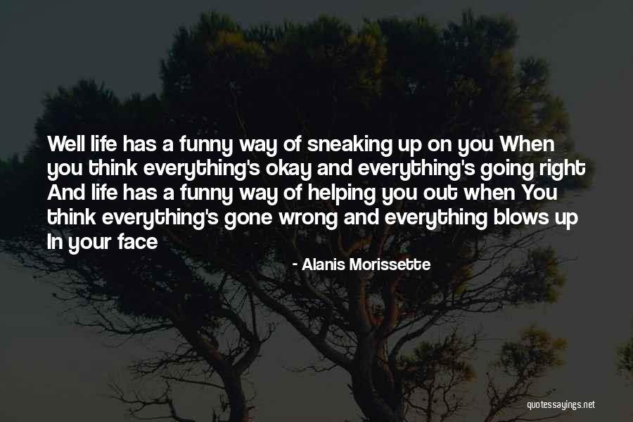 Funny In Your Face Quotes By Alanis Morissette