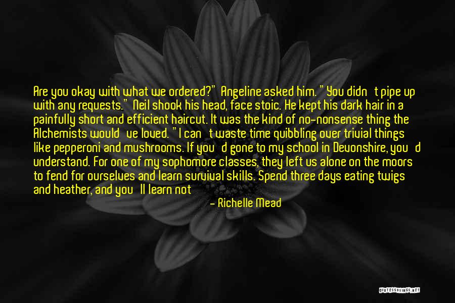 Funny In Your Face Quotes By Richelle Mead