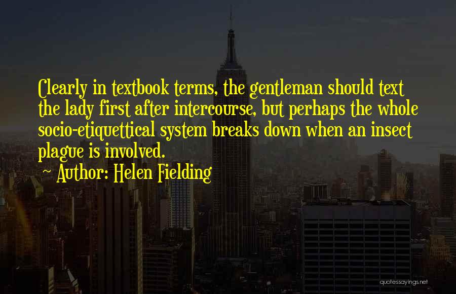 Funny Intercourse Quotes By Helen Fielding