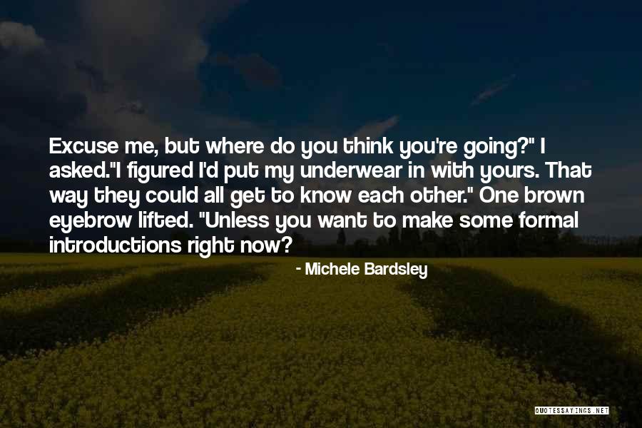 Funny Introductions Quotes By Michele Bardsley Funny Introductions Quotes By Michele Bardsley