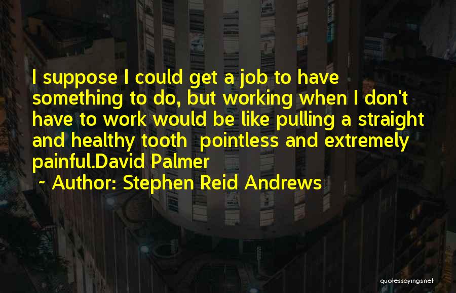 Funny Job Work Quotes By Stephen Reid Andrews