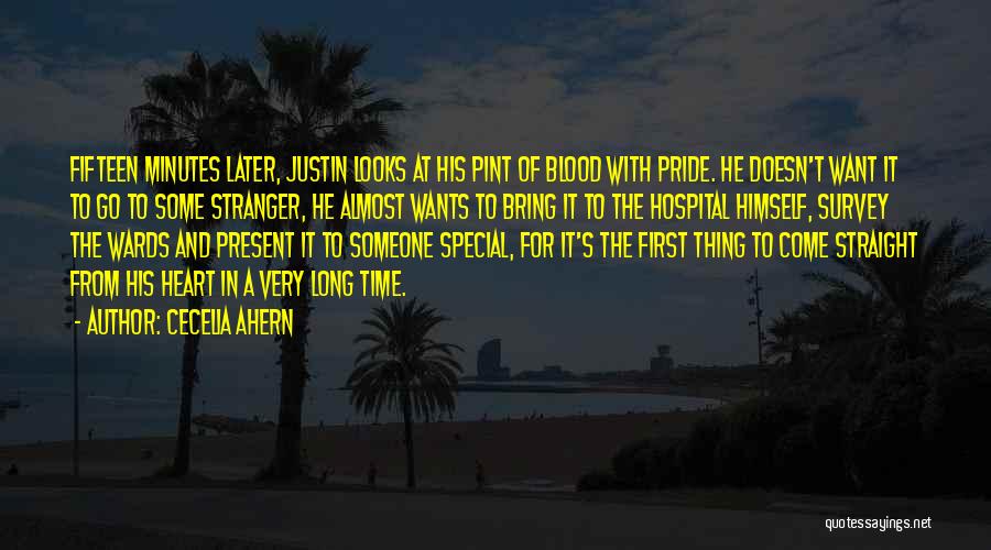 Funny Justin Quotes By Cecelia Ahern