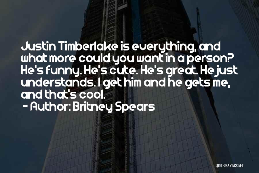 Funny Justin Timberlake Quotes By Britney Spears