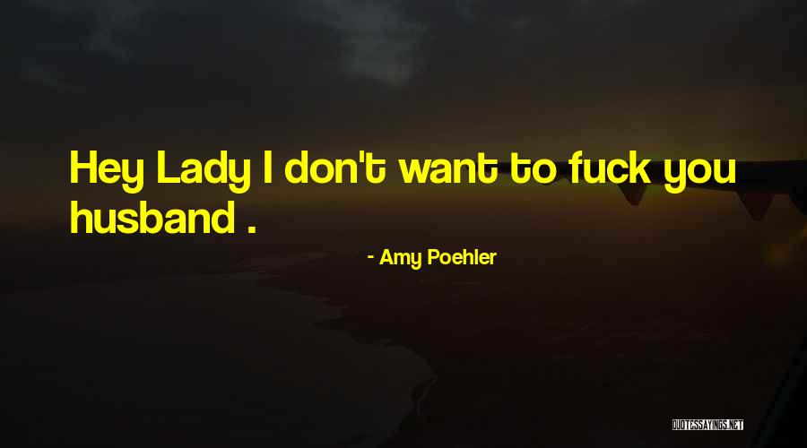 Funny Lady C Quotes By Amy Poehler