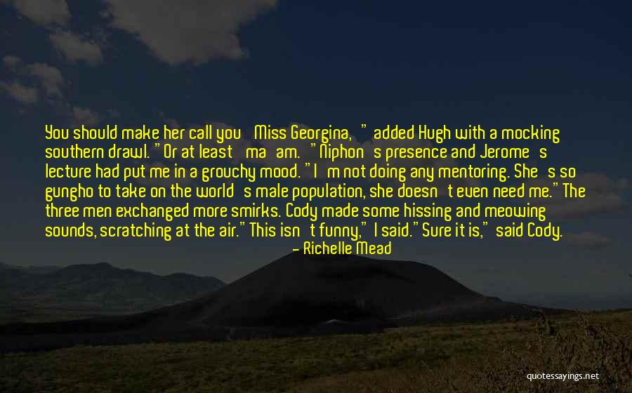 Funny Lecture Quotes By Richelle Mead