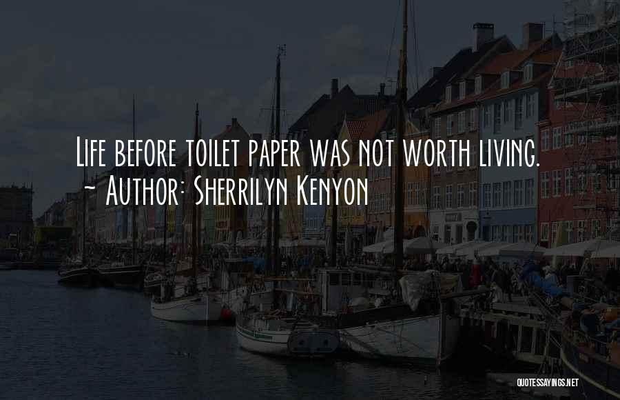 Funny Living In The Past Quotes By Sherrilyn Kenyon