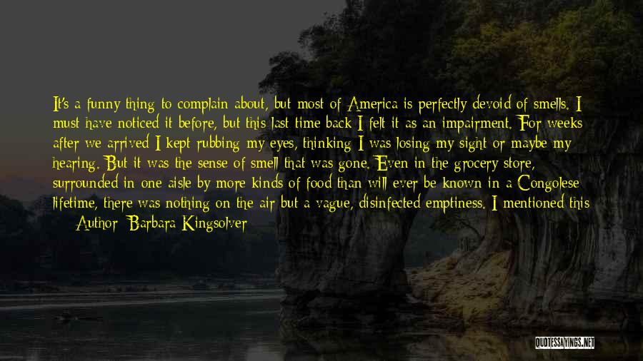 Funny Losing Things Quotes By Barbara Kingsolver