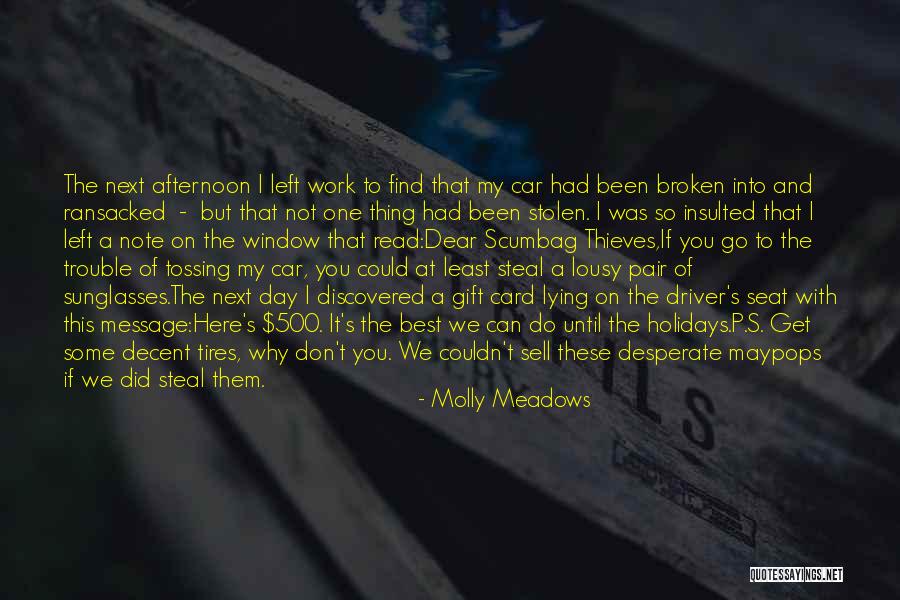 Funny Lousy Quotes By Molly Meadows Funny Lousy Quotes By Molly Meadows