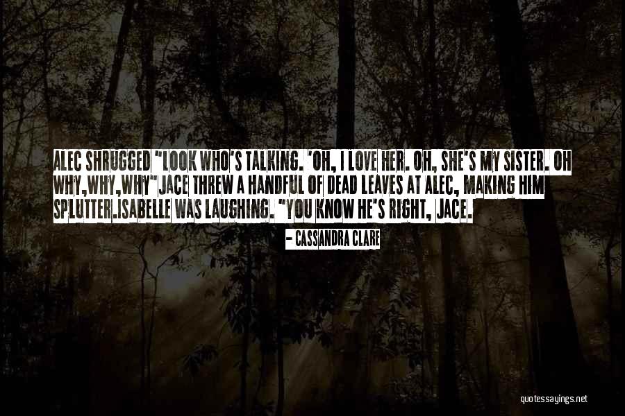 Funny Making Love Quotes By Cassandra Clare