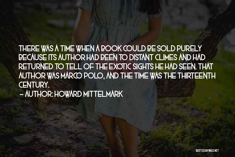 Funny Marco Polo Quotes By Howard Mittelmark