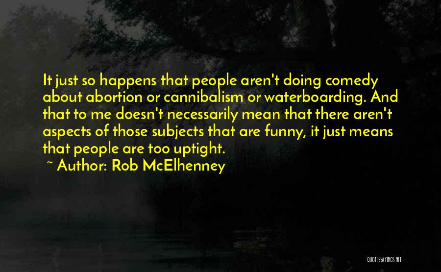 Funny Mean Quotes By Rob McElhenney