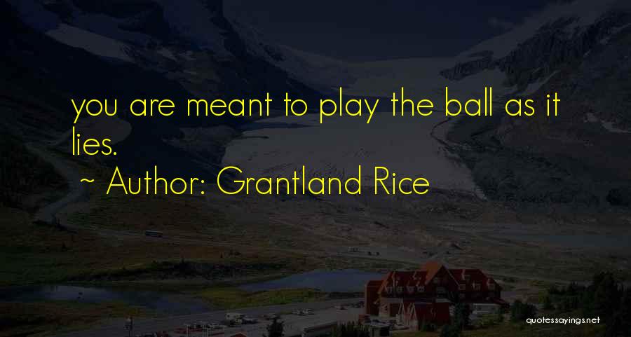 Funny Menachem Mendel Schneerson Quotes By Grantland Rice