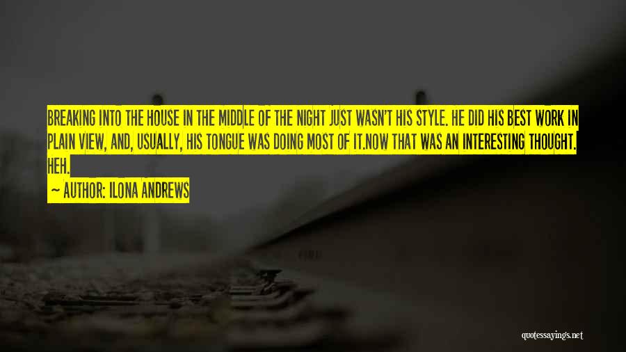 Funny Middle Of The Night Quotes By Ilona Andrews