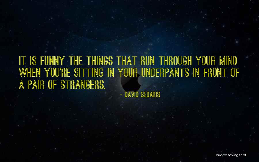 Funny Mind Quotes By David Sedaris