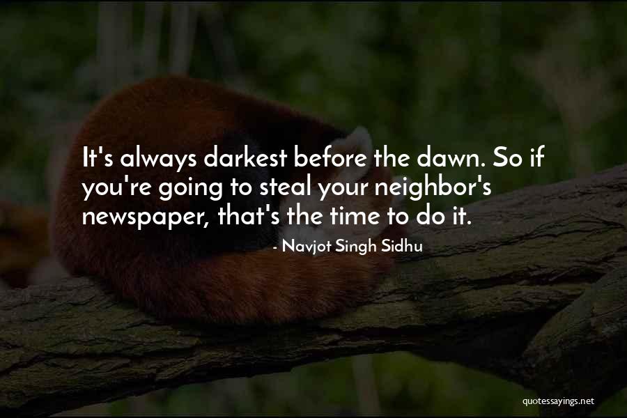 Funny Neighbor Quotes By Navjot Singh Sidhu