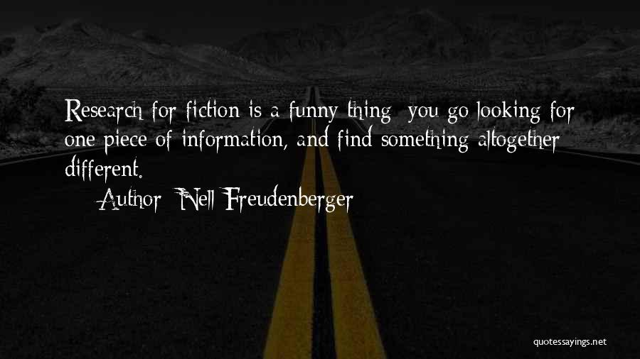 Funny Nell Quotes By Nell Freudenberger