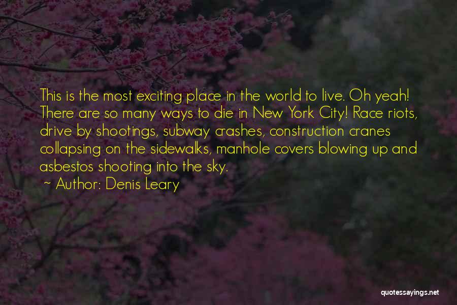 Funny New York City Quotes By Denis Leary