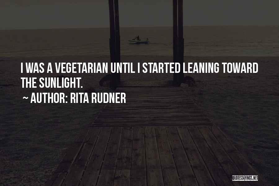 Funny Non Vegetarian Quotes By Rita Rudner