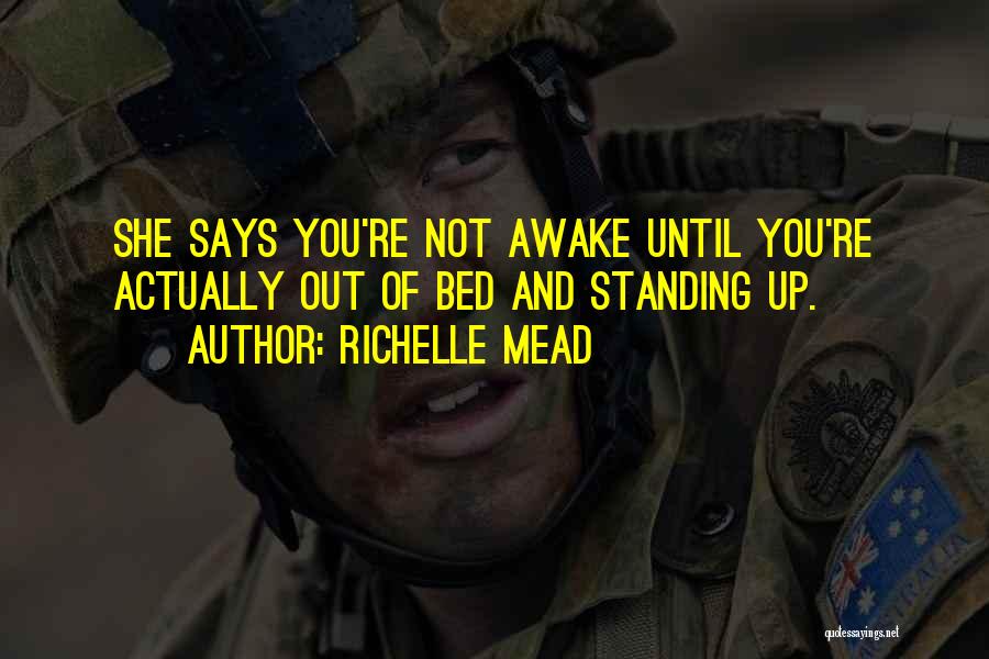 Funny Off To Bed Quotes By Richelle Mead