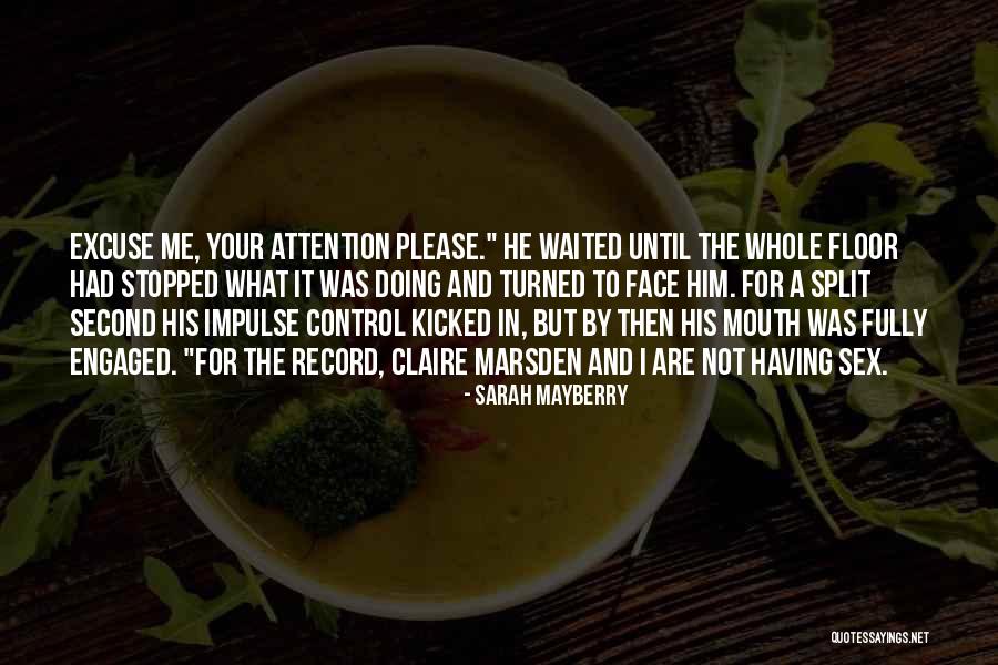 Funny Out Of Control Quotes By Sarah Mayberry Funny Out Of Control Quotes By Sarah Mayberry