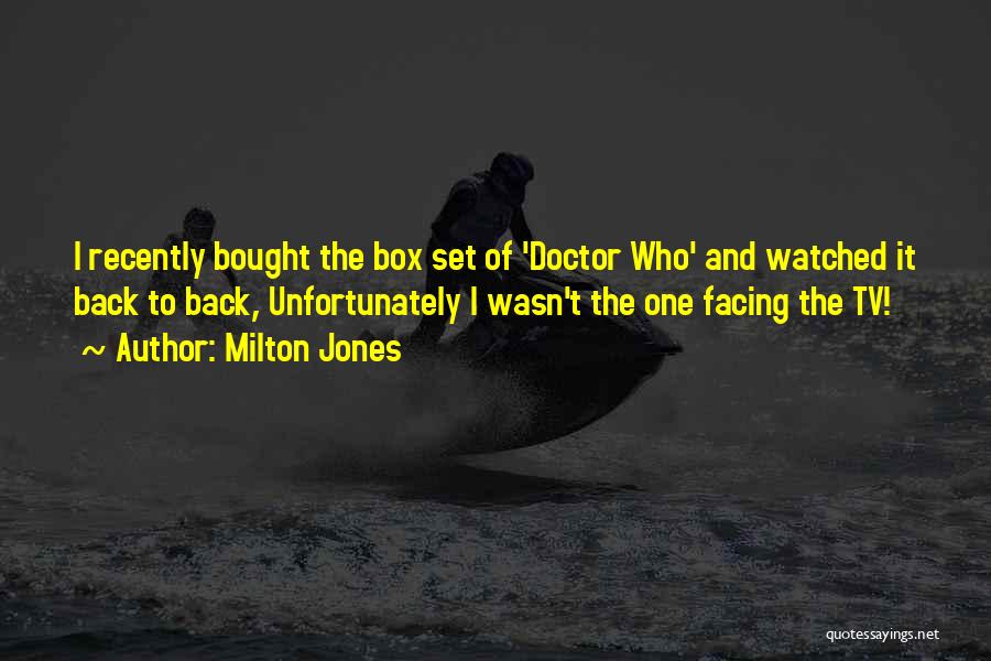 Funny Out Of The Box Quotes By Milton Jones