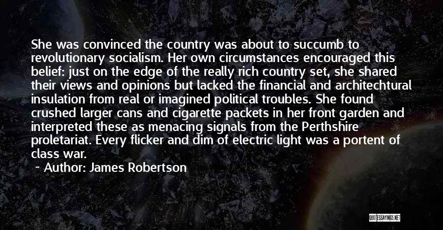 Funny Over The Edge Quotes By James Robertson