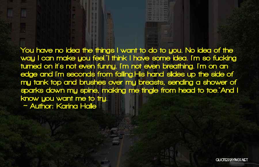 Funny Over The Edge Quotes By Karina Halle