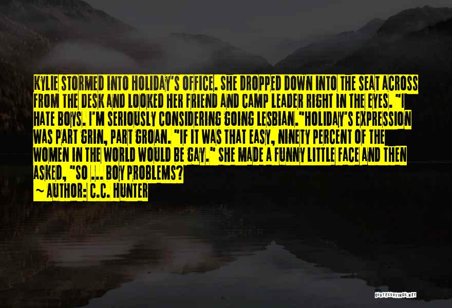 Funny Percent Quotes By C.C. Hunter