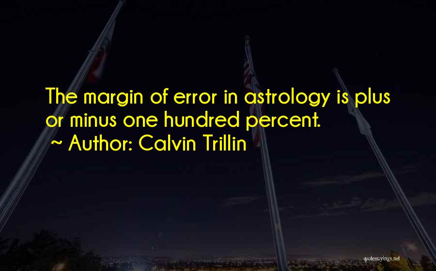 Funny Percent Quotes By Calvin Trillin