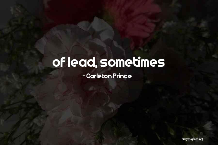 Funny Plot Twist Quotes By Carleton Prince
