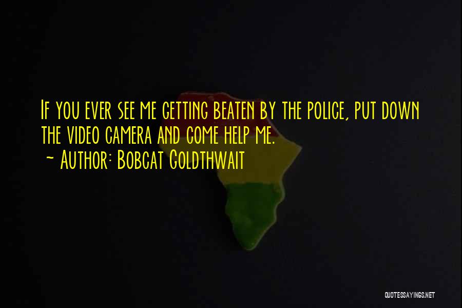 Funny Police Quotes By Bobcat Goldthwait