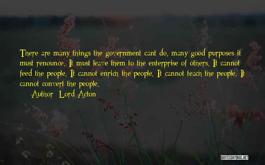 Funny Public Affairs Quotes By Lord Acton