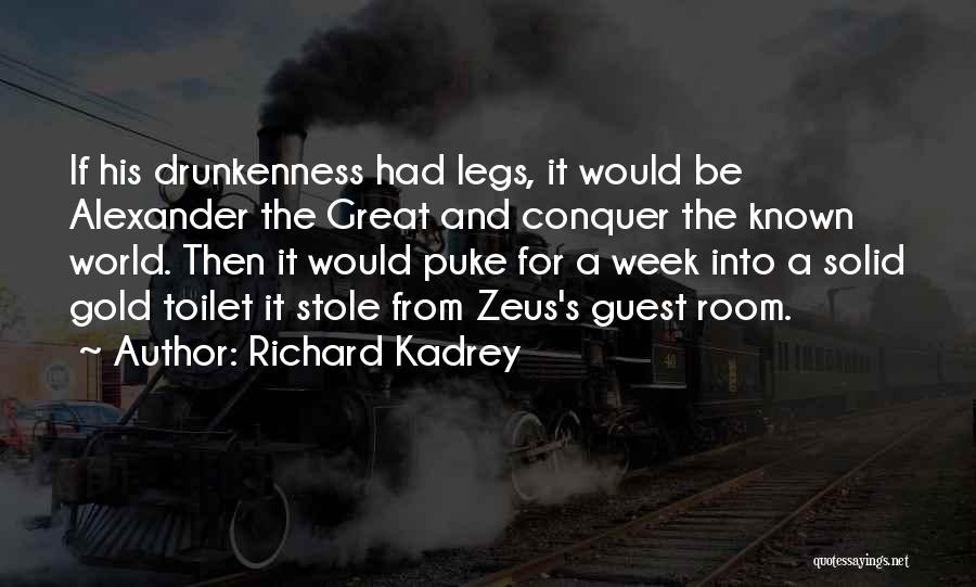 Funny Puke Quotes By Richard Kadrey