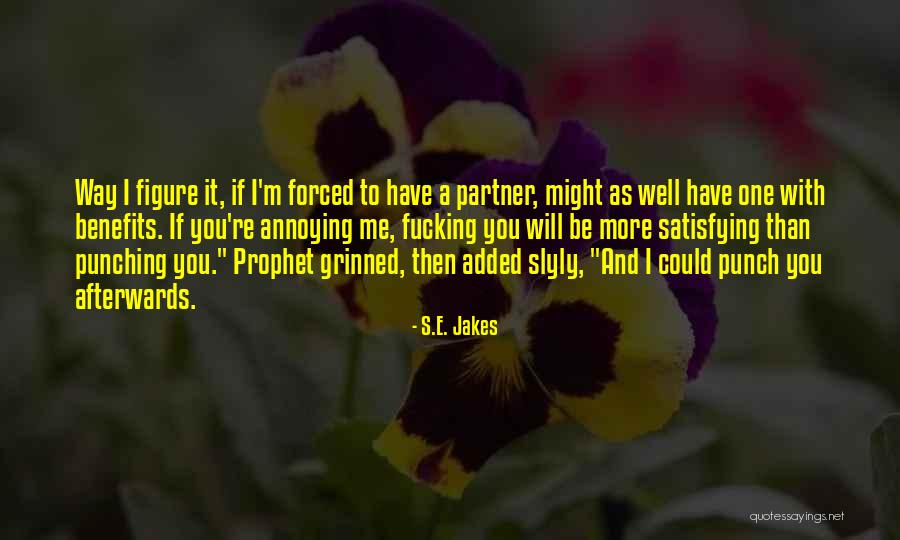 Funny Punching Quotes By S.E. Jakes Funny Punching Quotes By S.E. Jakes