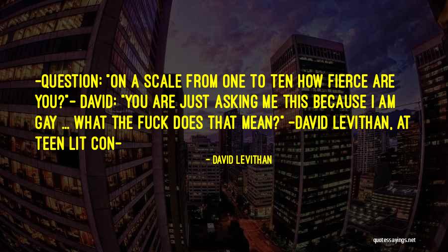Funny Question Quotes By David Levithan Funny Question Quotes By David Levithan