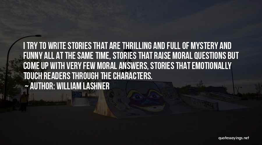 Funny Questions And Answers Quotes By William Lashner