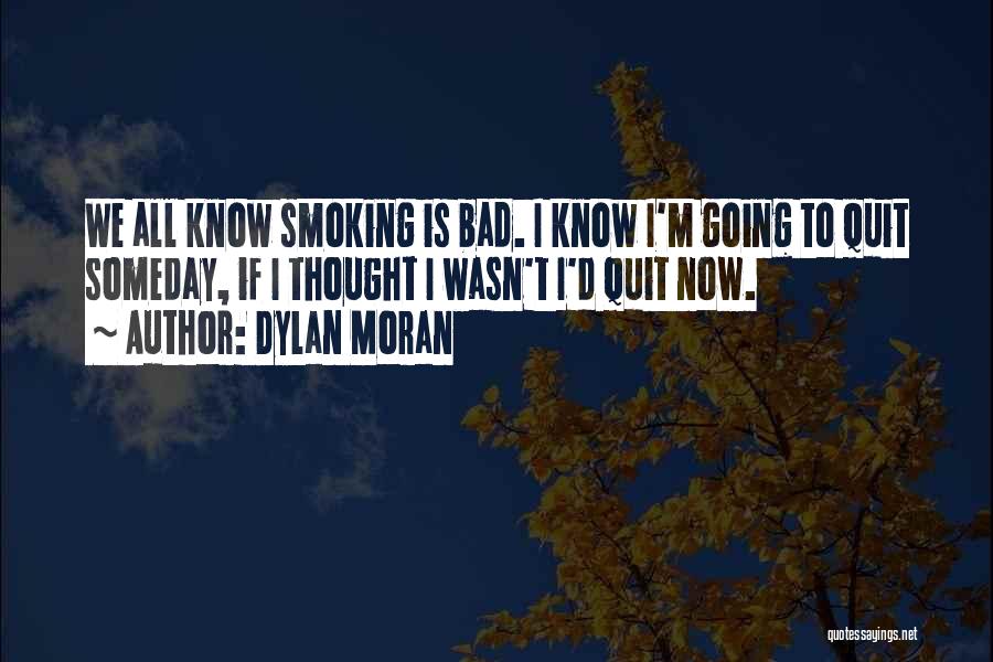 Funny Quit Smoking Quotes By Dylan Moran