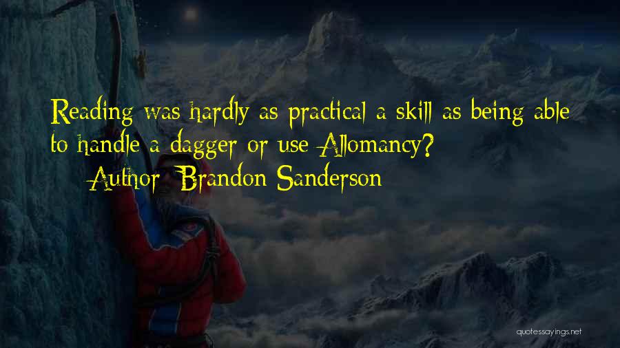 Funny Reading Quotes By Brandon Sanderson