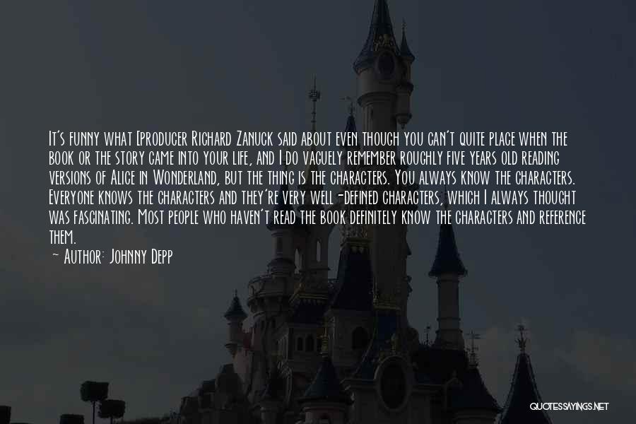 Funny Reading Quotes By Johnny Depp