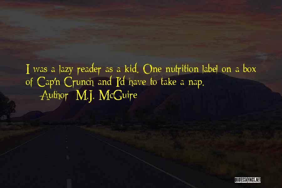 Funny Reading Quotes By M.J. McGuire