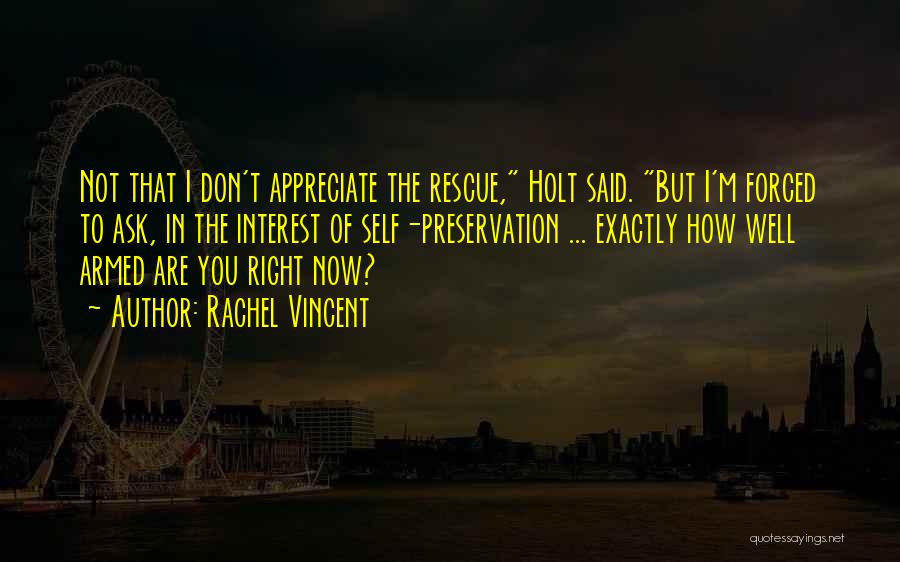 Funny Rescue Me Quotes By Rachel Vincent