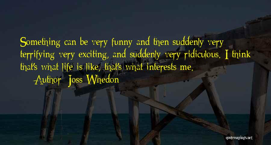 Funny Ridiculous Quotes By Joss Whedon