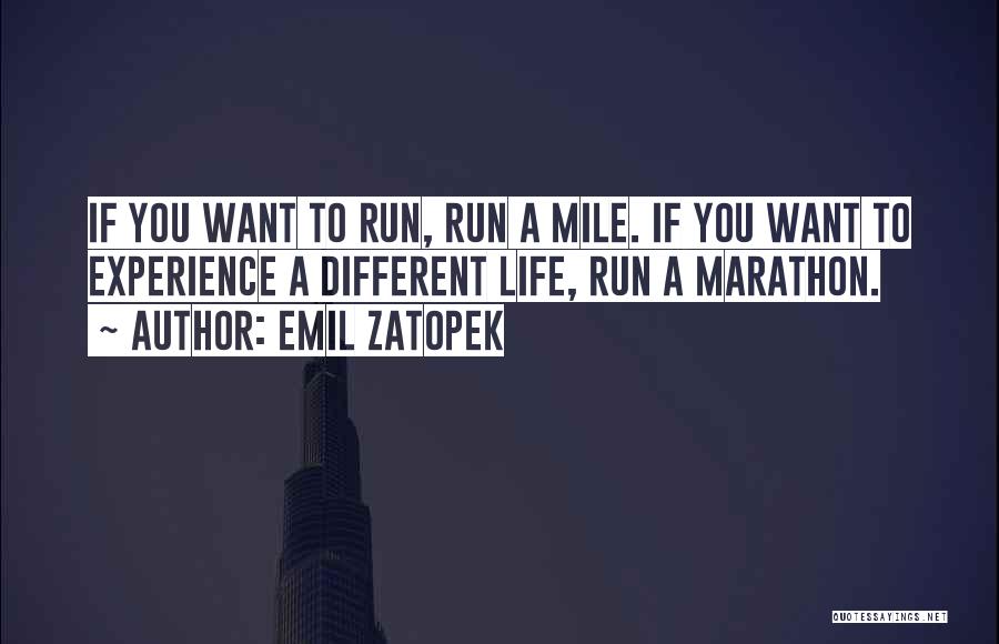 Funny Sausage Dog Quotes By Emil Zatopek