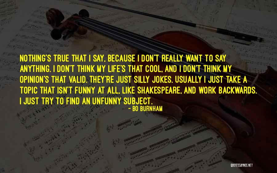 Funny Say Anything Quotes By Bo Burnham Funny Say Anything Quotes By Bo Burnham