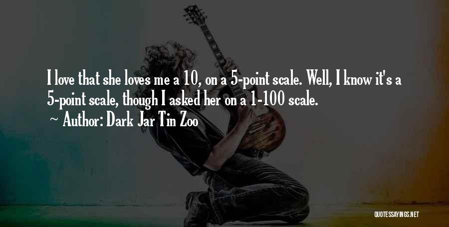 Funny Scale Quotes By Dark Jar Tin Zoo