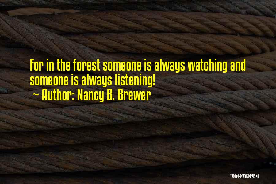 Funny School Book Quotes By Nancy B. Brewer
