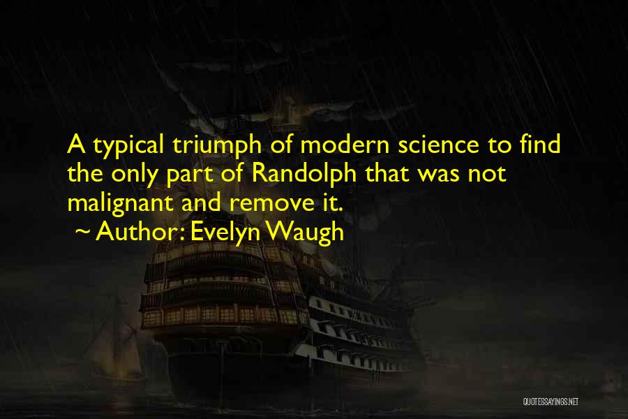 Funny Science Quotes By Evelyn Waugh