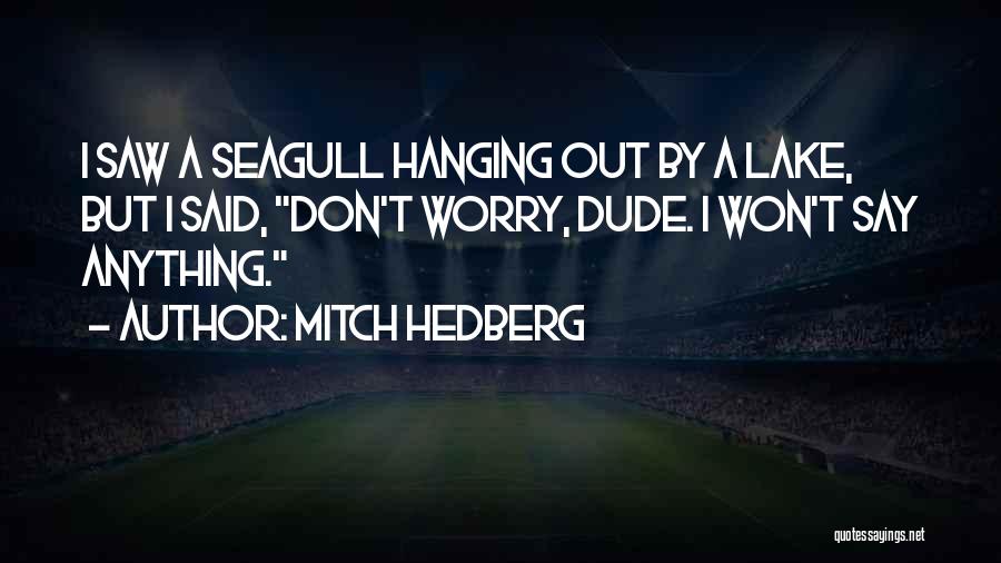 Funny Seagull Quotes By Mitch Hedberg