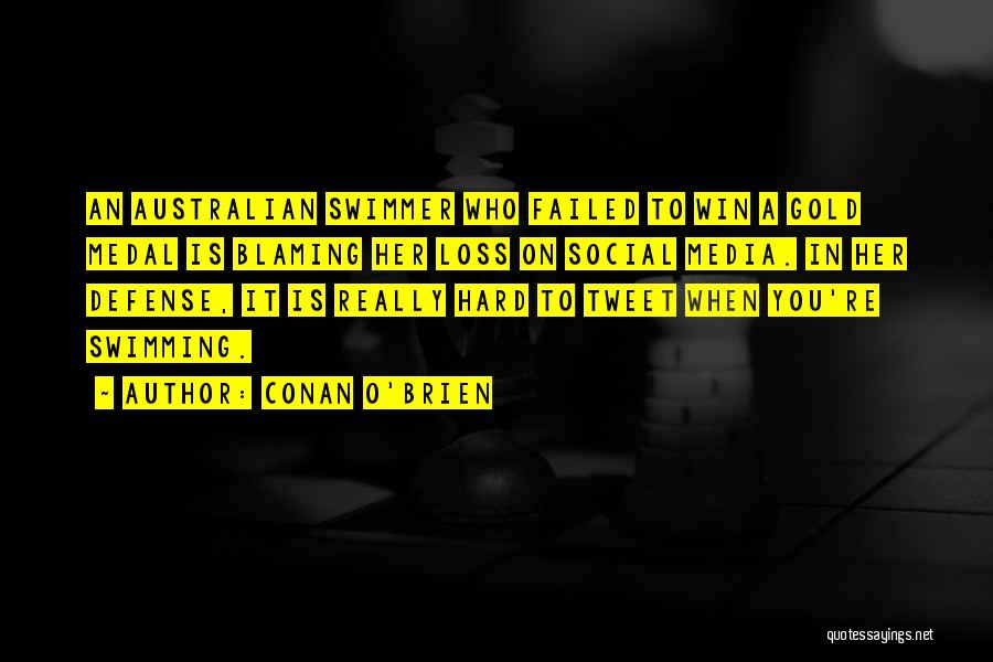Funny Self Defense Quotes By Conan O'Brien