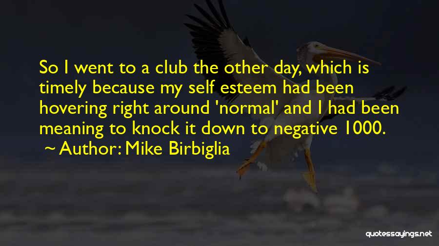 Funny Self-mockery Quotes By Mike Birbiglia